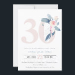 CONVITES 30 FLORAL AZUL-AZUL SUJA QUALQUER ANIVERSÁRIO DE I<br><div class="desc">Se você precisar de qualquer outra personalização ou qualquer outro item correspondente,  entre em contato comigo em yellowfebstudio@gmail.com</div>