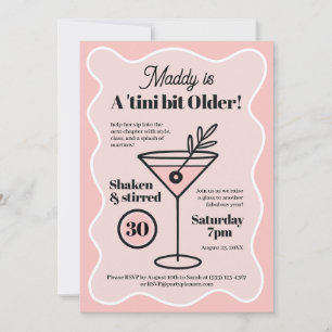 Convites 30 Martini exclusivo