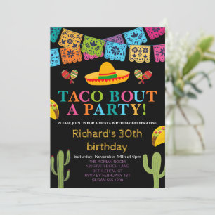 Convites 30 mexicano Taco Bout Fiesta