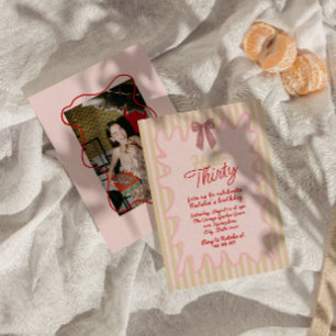 Convites 30 pintou Alô, 30 fotos divertidas, Aniversário