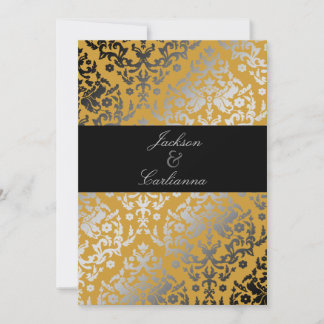Convites 311-311-Dazzling Damask Lioness