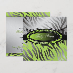 Convites 311-C'est Luxueux  Zebra Limão de Momma Quente  B