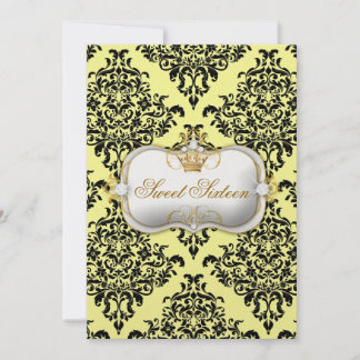 Convites 311 Ciao Bella & Lovey Dovey Damask Lemon Ice