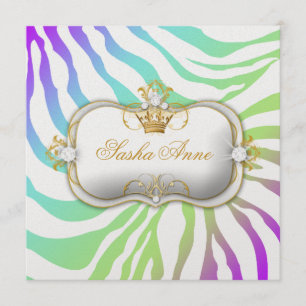 Convites 311 Ciao Bella Zebra Ametist Rainbow Kiss