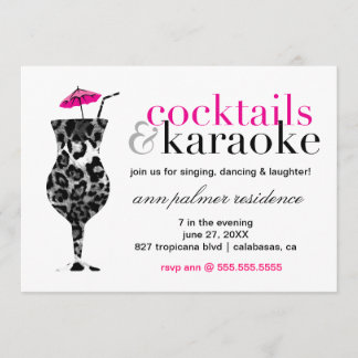 Convites 311 cocktail & karaoke