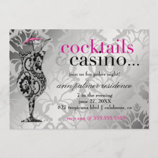 Convites 311 cocktail & laço do casino