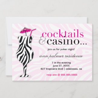 Convites 311 Cocktails e Casino Zebra