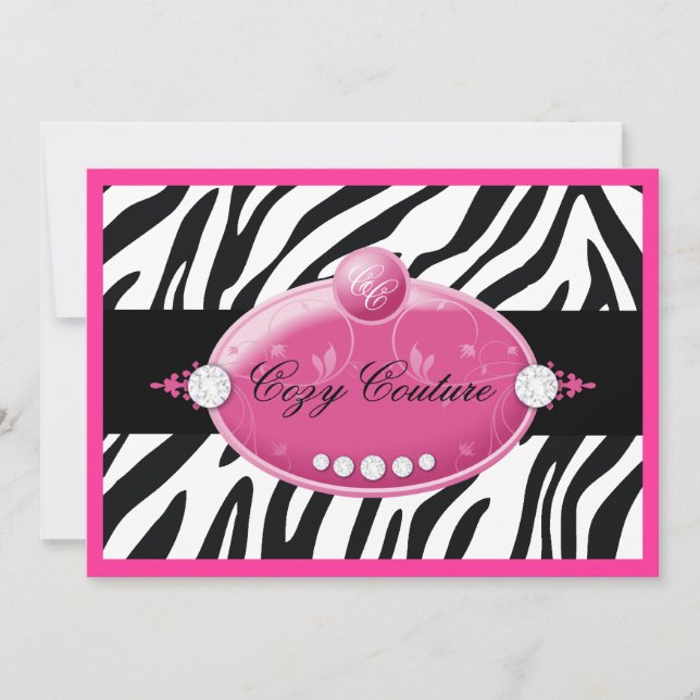 Convites 311-Couture Cozy Personalizado (Frente)