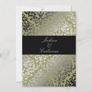 Convites 311-Dazzling Damask Alligator Conite