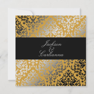 Convites 311-Dazzling Damask Lioness