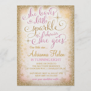 Convites 311 Ela deixa um pouco de brilho onde quer que vá