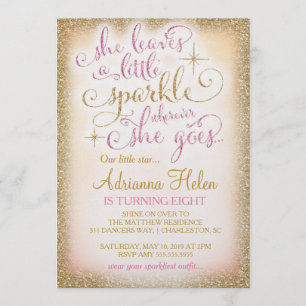 Convites 311 Ela deixa um pouco de brilho onde quer que vá