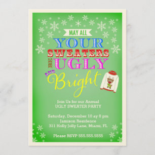 Convites 311 Festa de Sweater Feio