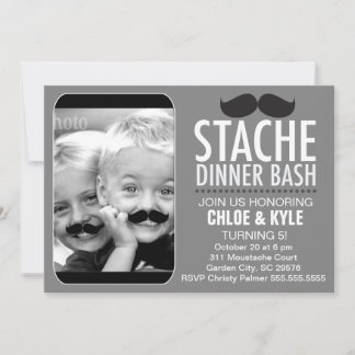 Convites 311 Janto Stache com bigode interativo