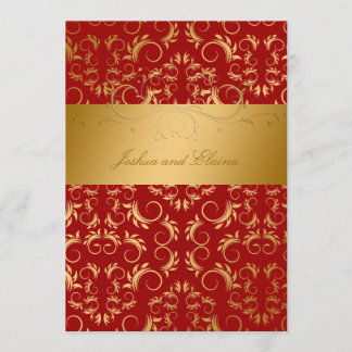 Convites 311-Ouro diVine| Vermelho doce de cereja
