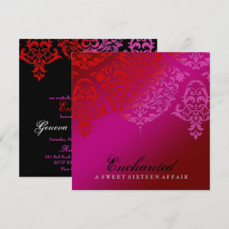 Convites 311 Papel Metálico Encantado Mon Cherie Damask