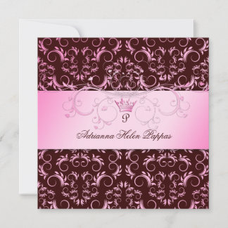 Convites 311-Pink Divine e chocolate