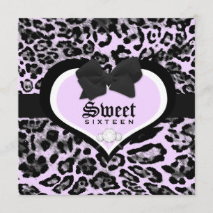 Convites 311 Selvagem no Heart Sweet Sixten  Quinceanera