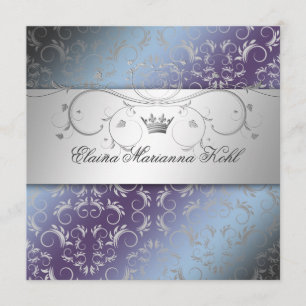 Convites 311-Silver Divine Hydrangea Sweet 16