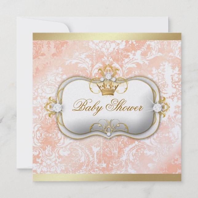 Convites 311 Tchic Vintage Ciao Bella "Peaches & Cream" (Frente)