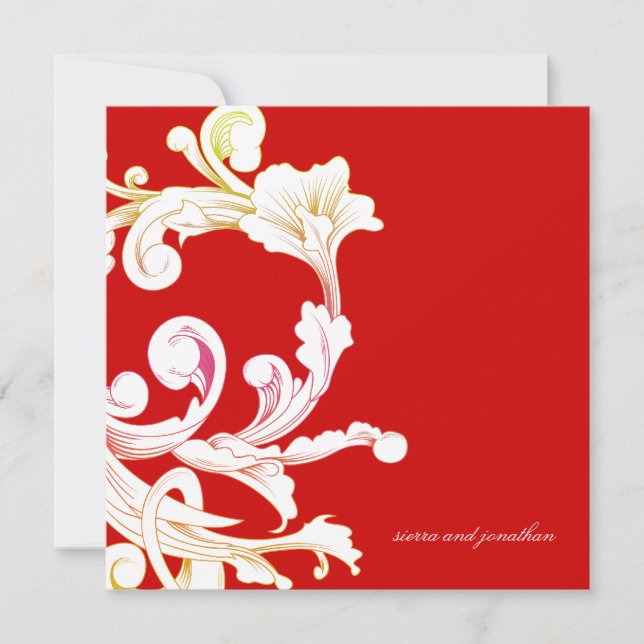 Convites 311-Vivid Foliage Flare Rouge (Frente)