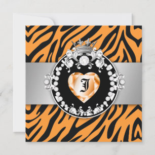 Convites 311 Zebra Tique Beija Rainha dos Corações Doce 1