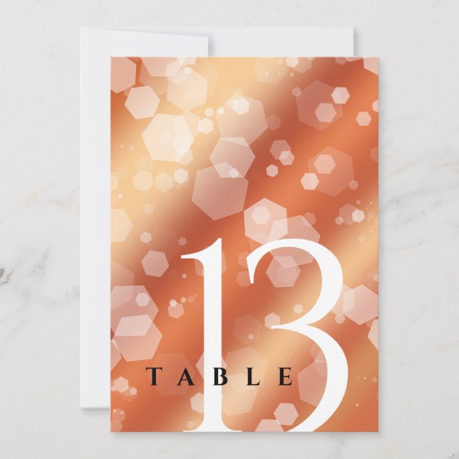 Convites 32º aniversário de casamento em Bronze, chic (Frente)