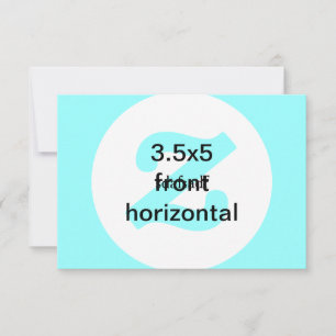 Convites 3.5x5 horizontais convidam