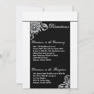 Convites 3,5x6 Direções Placa de Jogo de Jogo de Diamante B