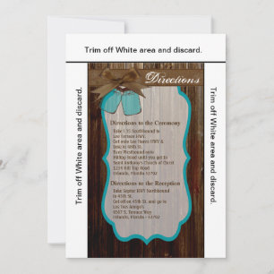 Convites 3.5x6 Instruções Placa Iniciais Mason Jar Rustic