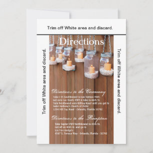 Convites 3,5x6 Luzes de velas de jardas de jardas de barram
