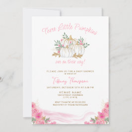 Convites 3 Abóboras no Caminho da Rapariga Triplets Chá de 