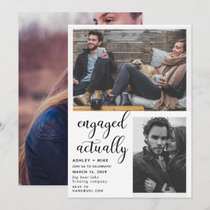 Convites 3 Foto Envolvida Em Festa de noivado Convidada