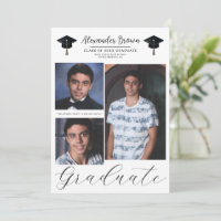 3 Fotos de Graduação Minimalista Moderna 