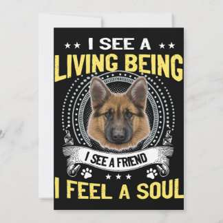 Convites 3 I See A Living Being I See A Friend I feel A Sou