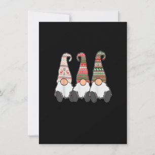 Convites 3 Nordic Gnomes Winter Christmas Swedish Tomte Cut