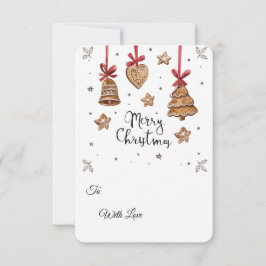 Convites 3D Gingerbread Cookie PNG Set – Christmas Clipart 