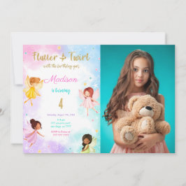 Convites 4ª Foto de Festa de aniversário de Fada de Anivers