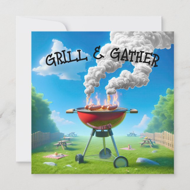 Convites 4º Partido Do CHURRASCO De Julho (Frente)