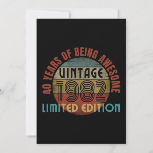 Convites 40 anos sendo incrível