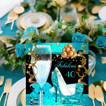 Convites 40 Fabuloso Teal Blue Dourado Partido 3<br><div class="desc">Calçados de alto salto Fabuloso Champanhe de Festa de aniversário Negra Dourada Amarela Amarela ,  azul-amarelo,  de 40 40 e 40. Mulheres,  senhoras ou garotas. Elegante Celebra Todos Os Convites Ocasionais. O aniversário da festa convida Modelo para 21rua,  30,  40º,  50º,  60º,  70,  80,  90,  100º, </div>