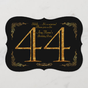 Convites 44,44 de Festa de aniversário,excelente Gatsby,pre