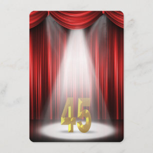 Convites 45ª Festa de aniversário