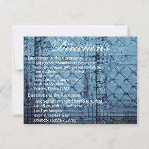 Convites 4.25x5.5 Tin no teto do painel de estanquidade da 