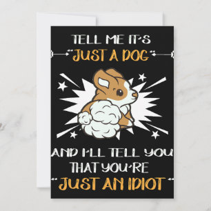 Convites 4 Apenas um Idiota Corgi