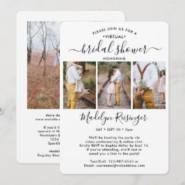 Convites 4 Chá de panela Virtual de Longa Distância do Scri