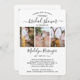 Convites 4 Chá de panela Virtual de Longa Distância do Scri