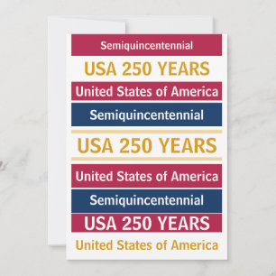 Convites 4 de Julho de 2026 EUA 250 Anos Semiquincentenário