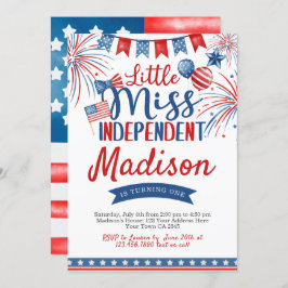 Convites 4 de julho de aniversário