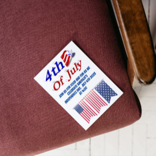 Convites 4 de julho Estrelas